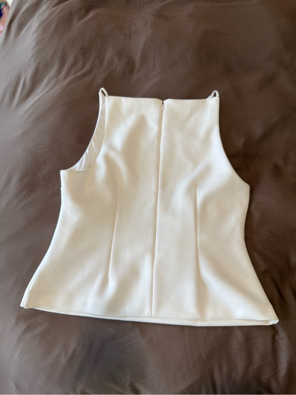 Aritzia White Boat Neck Top XL - Picture 2 of 3